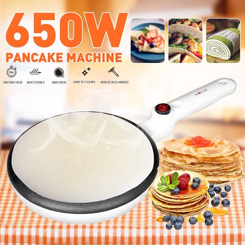 220V 650W Electric Pancake Machine Handheld Pancake Maker Non-Stick Griddle  Baking Pan Cake Pizza Machine