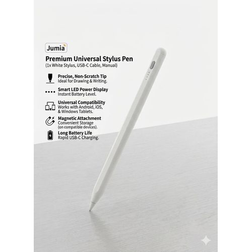 Generic Universal Stylus Pencil - white