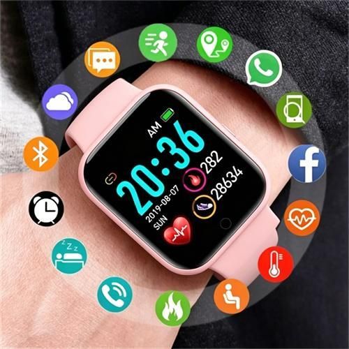 Generic Y68 full touch HD screen Bluetooth calling smartwatch