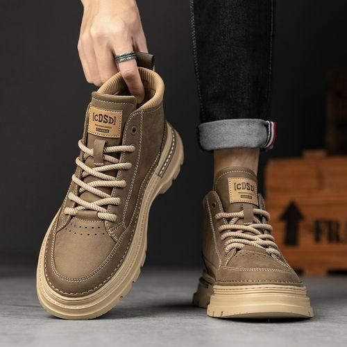 product_image_name-ALagzi-2025 British Retro Mid-top Work Boots - Khaki-5