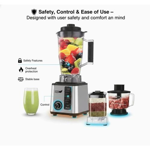 product_image_name-Generic-German Plus High-Power 815 3-in-1 Blender and Grinder 1200W-2