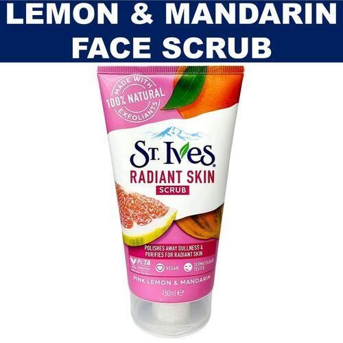 St Ives Radiant Skin Face Scrub Pink Lemon & Mandarin - 150ml- pink - image 2