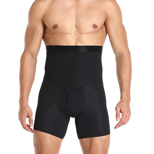 Shop Generic Men Body Shaper Waist Trainer Compression Shorts