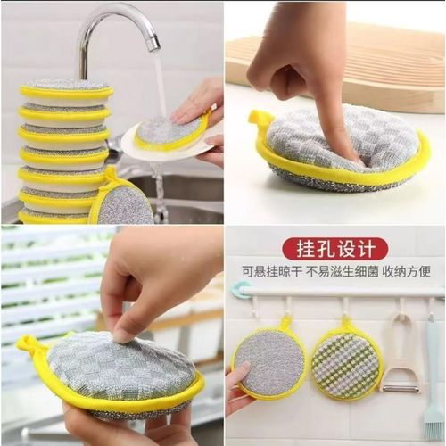 Generic 10-Piece Double-Sided Sponge Dish Pads - image 2