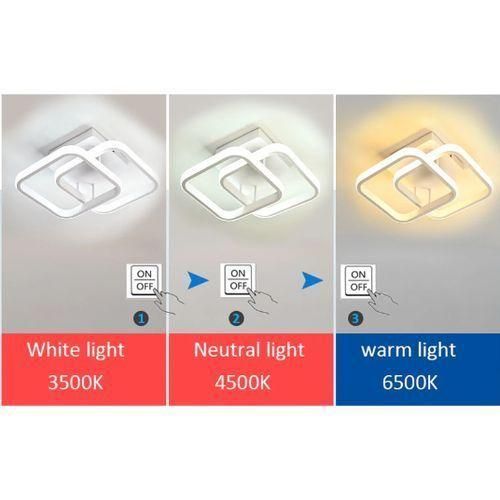 product_image_name-Generic-LED Ceiling Light Tricolor Lamp Kitchen Bedroom Living Room-7