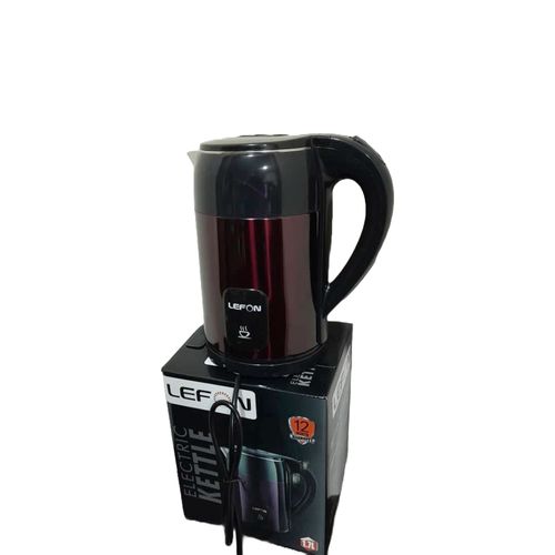 Lefon Automatic Shut-off Electric Kettle - 1.7L - Burgundy