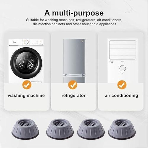 product_image_name-Fashion-4PCS Washing Machine Anti Slip Anti Vibration Silicone Foot Pads - Gray-3