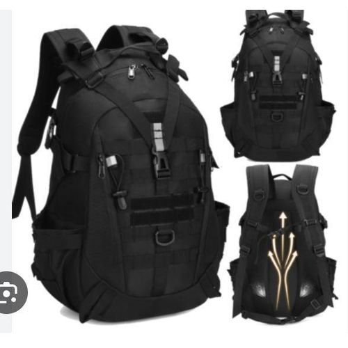 AD  Tactical Travel Backpack - Black