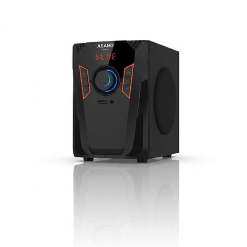 Asano AS-105 - Bluetooth Home Theater Speaker with Deep Bass, USB/FM & Remote - Black - image 2