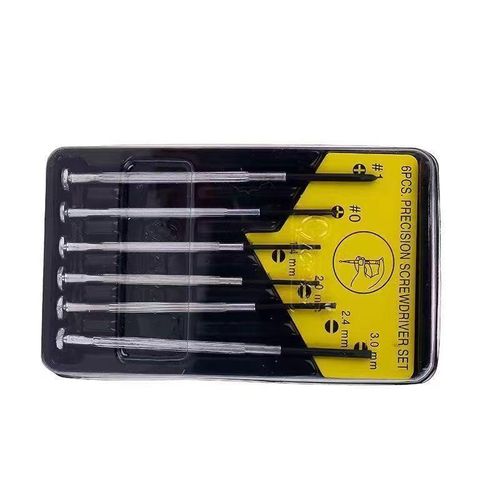 Generic 6pcs screwdriver set, precision repair tool, suitable for watches, clocks and electronic repairs - image 5