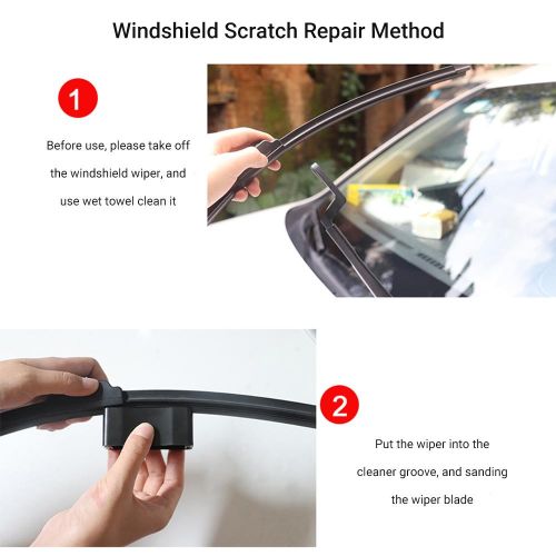 Universal Auto Car Vehicle Windshield Wiper Blade Refurbish Repair Tool  Restorer Windshield Scratch Repair Kit Cleaner