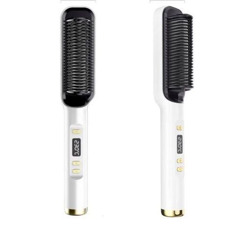product_image_name-Generic-Electric Hair Straightener Brush- White/Black-1