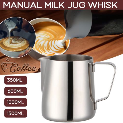 1pc Stainless Steel Manual Milk Frother