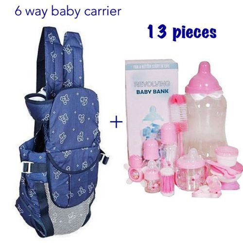 Baby Discovery 6 Way Baby Carrier - Dark Blue