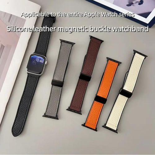 product_image_name-WRISTWATCH-Men's Leather Magnetic Buckle Straps Watch Band/Hand Compartible with Galaxy 40mm/42mm (WATCH NOT INCLUDED)-2
