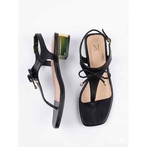 product_image_name-Max-Ladies beautiful low heels black sandals -1
