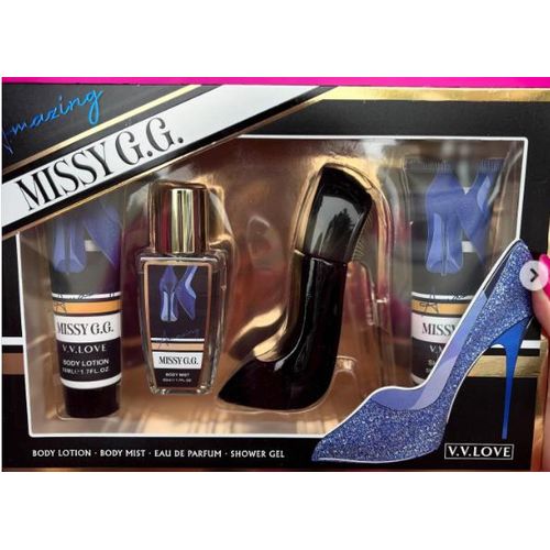 product_image_name-V.V.LOVE-Luxury 5 Pcs  Perfume Gift Set For Women: Parfum Spray + Shower Gel + Eau De Parfum Spray + Body Mist + Body Lotion - Purple-3