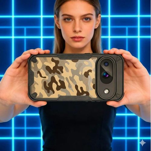 product_image_name-Generic-Ultra Thin Skin-Friendly, Frosted And Textured Phone Case Compatible with Google Pixel, Black.-1