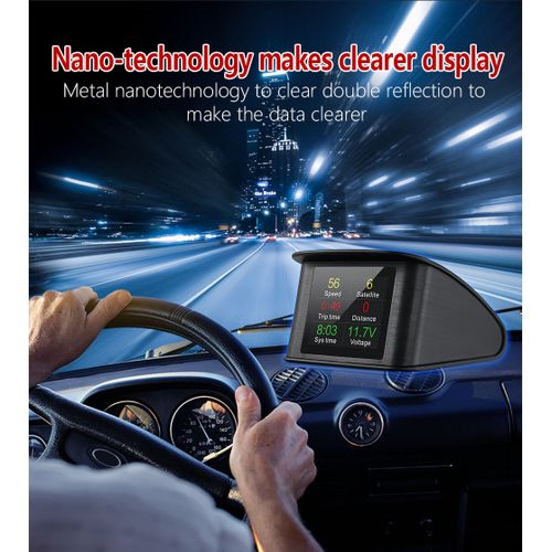Compatible with All Car Speed Projector GPS Digital Car