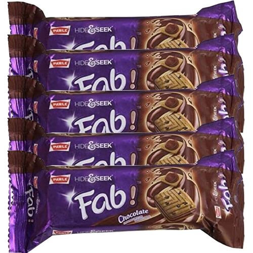 Parle FAB CHOCOLATE CHIPS BISCUITS (Crunch crispy delicious)100g X 6pcs