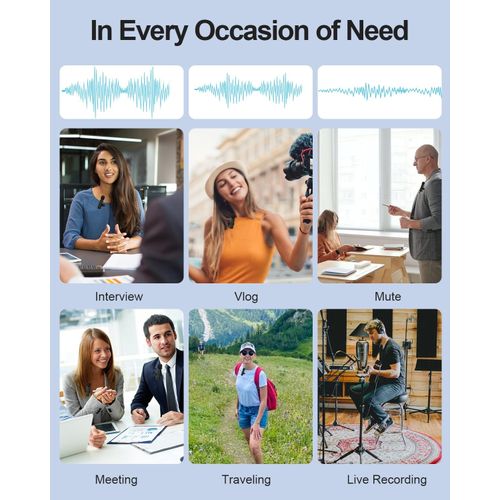 product_image_name-Generic-Wireless Lavalier Microphone (2-Pack) with LED Display & Noise Cancellation For iPhone,Android,Computer,Computer-7