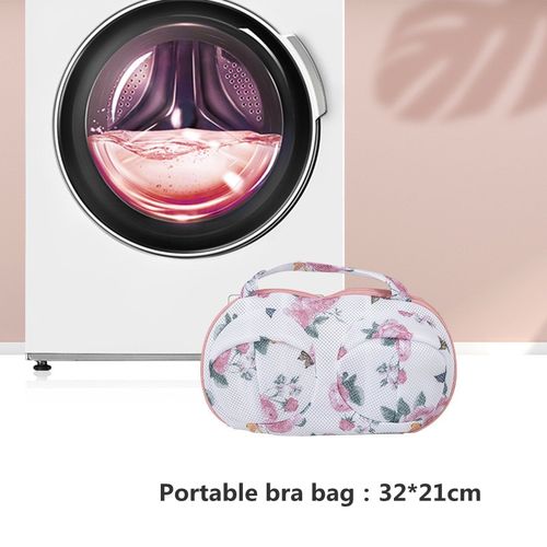 Shop Generic Newest Rose Printing Laundry Bag Lingerie Bra Washing Bags  Online