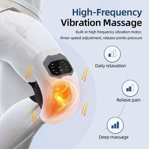 product_image_name-Generic-Electric Red Light Therapy Heating Massage Pad 3 Levels Temperature Vibration Massager For Knee Pain-4