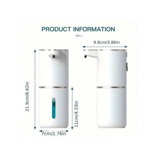 product_image_name-Generic-New- 12.85oz Bathroom Liquid Dispenser For Hand Soap, Featuring A Rechargeable, Wall-Mounted-2