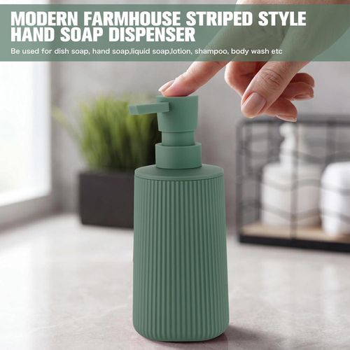 White Label Hand Soap Dispenser Bathroom Green Soap Dispenser Kitchen Sink - Green - image 6