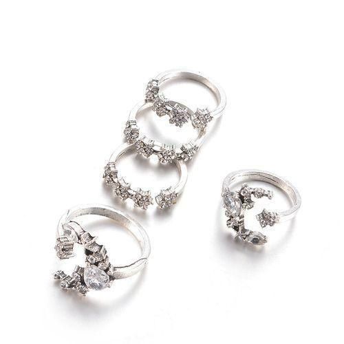 product_image_name-Fashion-5 PCS/Set Vintage Women Star Moon Adjustable Ring Set-7