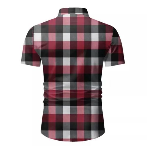 product_image_name-White Label-5-Pieces Check Short Sleeves - Multicolour-3