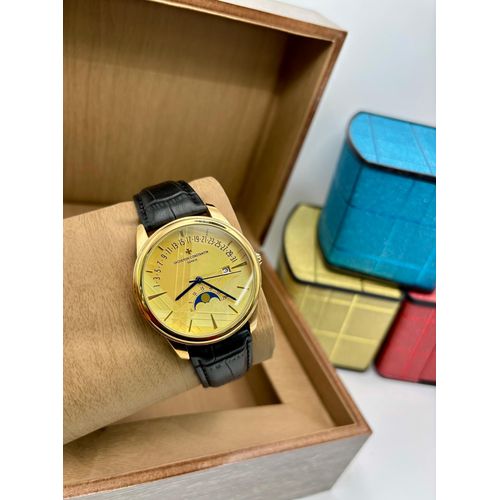 product_image_name-Generic-Men's High Quality Pure Leather Chronograph Watch Design - Men's High Profile Watch (Timepiece Forecast)-1