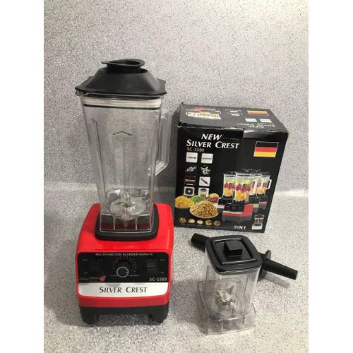 product_image_name-SILVER CREST-9500W 4L Heavy Duty Commercial Grinder Blender, Jar+Grinder(2in1)-(Black&Red)-1