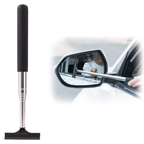 Shop Generic Car Retractable Rearview Mirror Wiper Adjustable Car Rearview  Door Mirror Brush Mirror Wiper with Layered Brush Head Online