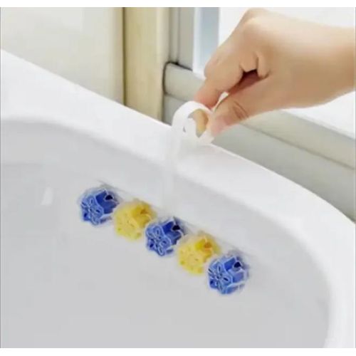 product_image_name-AD-3pcs Toilet Bowl Cleaning Balls - Multicolor -1
