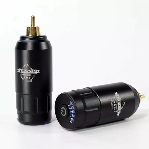 Generic 1PCS For Tattoo Rotary Motor Machine Pen RCA Interface - Black