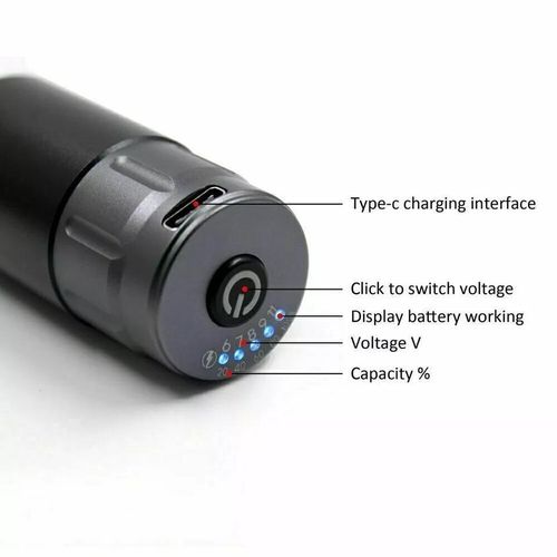 Generic 1PCS For Tattoo Rotary Motor Machine Pen RCA Interface - Black - image 2