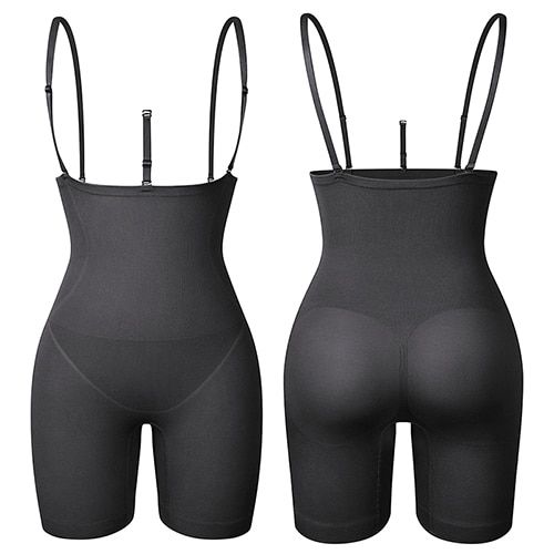 Shop Generic Shapewear for Women Tummy Control Fajas Full Body Shaper Waist  Trainer Lifter Mid Thigh Slimmer Shorts Online
