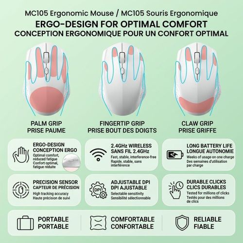 Generic Rechargeable Silent Wireless Mouse – Bluetooth & 2.4G Dual Mode - image 5