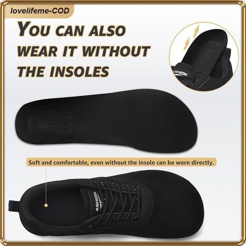 product_image_name-ASHION-Men’s Black Mesh Sneakers: Lightweight, Breathable Casual Shoes for Daily Wear-4