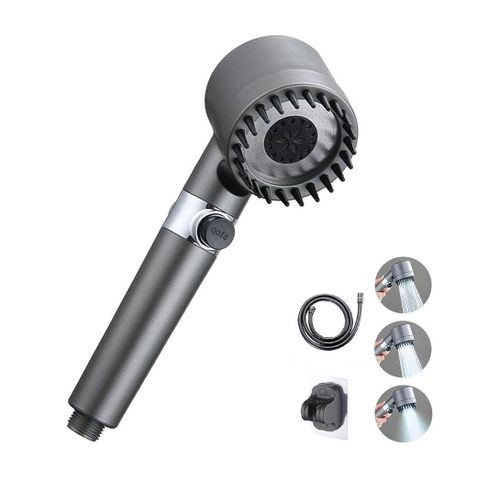 product_image_name-Generic-Filtered Shower Head -Removes Chlorine & Impurities With High Pressure-Grey-1