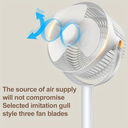 product_image_name-Generic-Adjustable high and low fans,5-speed wind speed, Type-C charging interface, modern fan USB charging port, household floor fan-8