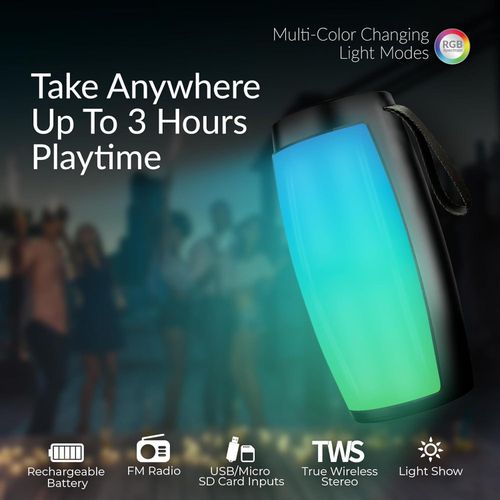 product_image_name-Generic-Portable Bluetooth speaker with RGB light panel, true wireless stereo, Bluetooth 5.2, USB/Micro SD playback, rechargeable-5