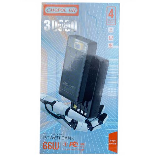 Generic  CMOPOL-GH 30000mAh 66W Power Bank – Super Fast Charging