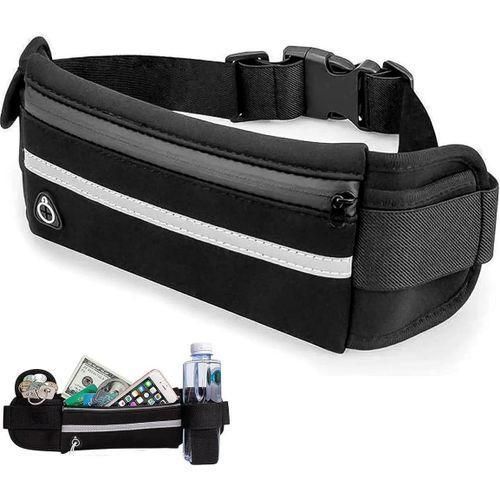 Generic Waterproof Running Bag Sports Jogging Zipped-Black - image 4