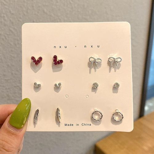 product_image_name-Fashion-6 Pairs Of Delicate Earrings For Women-1