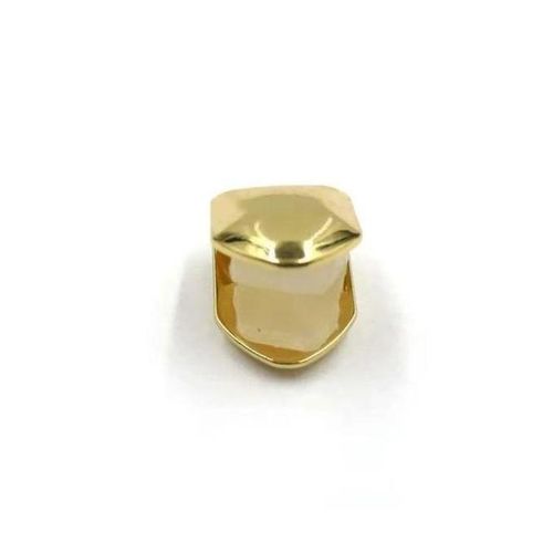 Fashion Removable Gold Single-Tooth Grill Cap (Upper Canine / Incisor Accent) - image 2