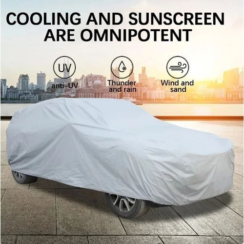 product_image_name-Generic-Full Car CoversWaterproof Car Protection Cover - Grey-1