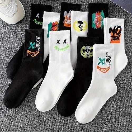 product_image_name-Fashion-10 Pairs of Men's Sports Socks, Student Basketball Socks, Unisex-1
