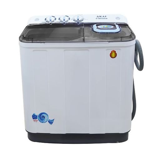 Shop AKAI WM027A 1776 Twin Tub Washing Machine 7Kg White Online Jumia Ghana